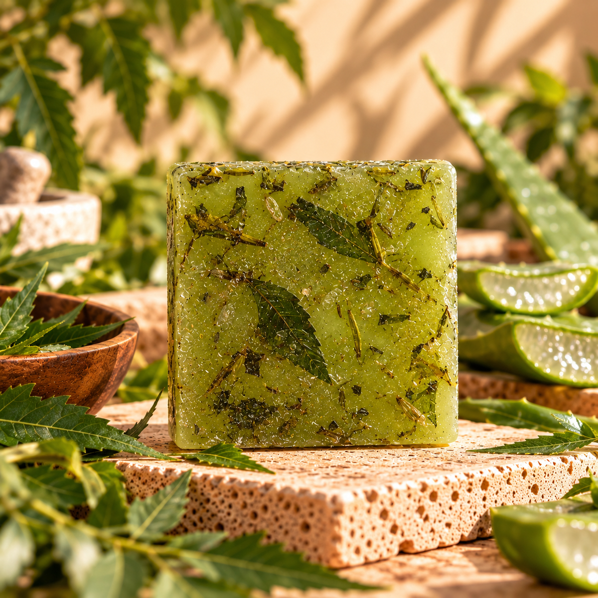 AHANA Botanical Duo — Neem & Aloe + Sunlit Botanica Soaps