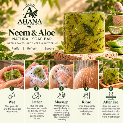 AHANA Botanical Duo — Neem & Aloe + Sunlit Botanica Soaps