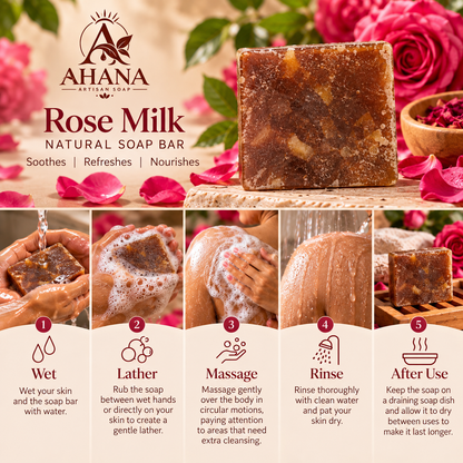 AHANA Ubtan & Rose Ritual — Ubtan & Rose Milk Soap