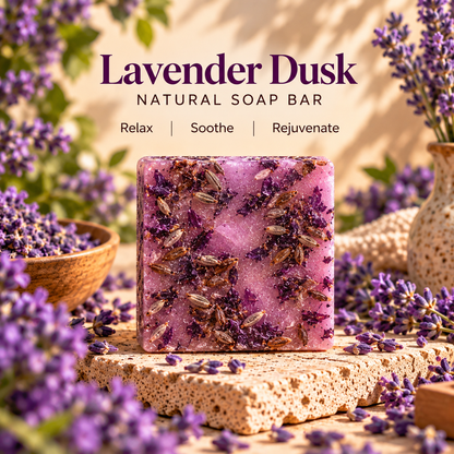 AHANA Lavender Dusk — Lavender Bud Artisan Soap